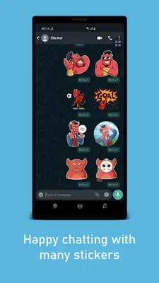 Devil Ghost Stickers WASticker android App screenshot 0